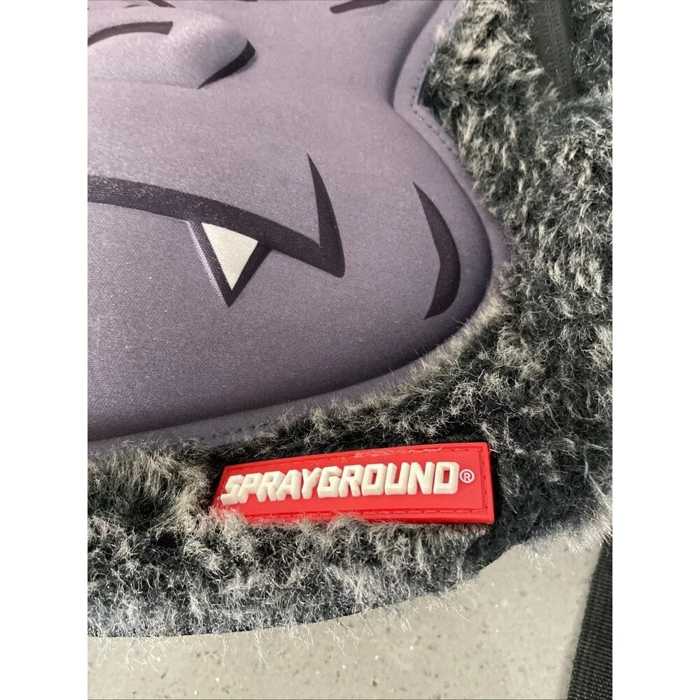 Sprayground Lil Gorilla Face Backpack Y2K Ape Rare Streetwear